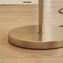 HOMCOM LED Floor Lamp, Modern Standing Lamp with 3 Colour Temperatures, Globe Glass Shades and Foot Switch, Gold Tone - thumbnail 9