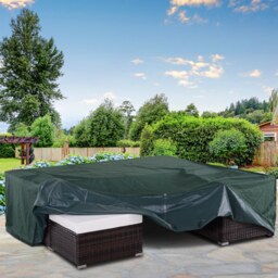 Outsunny Patio Furniture Set Cover Large, 600D Oxford Square Waterproof, 230L x 230W x 70H cm - Aosom UK - thumbnail 7