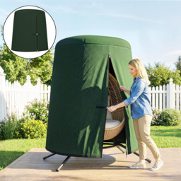 Outsunny 196 x 230 cm Hanging Egg Chair Protective Cover - Green - thumbnail 2