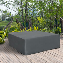 Outsunny Outdoor Oasis: Waterproof Anti-UV Patio Furniture Cover for Rattan Sun Lounger Set, Grey, 205L x 192W x 61H cm - Aosom UK - thumbnail 7