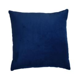 Set of 2 Quinn Cushion with Cotton-Soft Velvet Pile and Plush Filler, Handcrafted Pillow Ideal for Sofa and Bed, 45L x 45W x 15H cm, Blue - Aosom UK - thumbnail 6