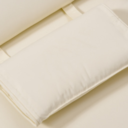 Outsunny Garden Sun Lounger Cushion Replacement Thick Sunbed Reclining Chair Relaxer Pad with Pillow - Cream White - Aosom UK - thumbnail 9