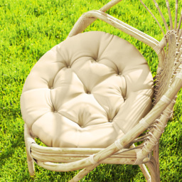 Outsunny Set of Two Φ60cm Outdoor Cushions - Beige - thumbnail 9