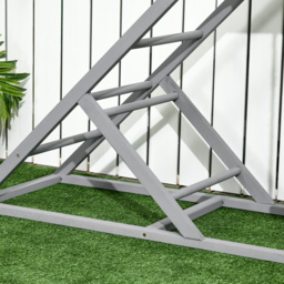 PawHut Chicken Run 3 x 4 x 2m with Activity Shelf and Cover, Walk In, Durable Design for Outdoor Use - Aosom UK - thumbnail 9