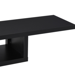 HOMCOM Wall Mounted Media Console, Floating TV Stand Component Shelf, Entertainment Center Unit, Black - Aosom UK - thumbnail 8