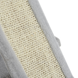 PawHut Feline Fortress: 3-Tier Cat Tower with Sisal Scratchers, Leisure Lounge in Light Grey - Aosom UK - thumbnail 8