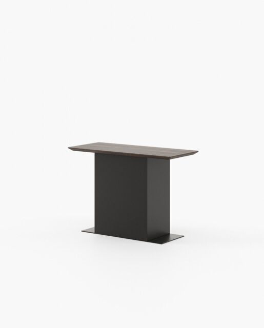 Laskasas HIDRA center side table module wih smartphone charger Nest & Side Table Smoked Eucalyptus Veneer Matte