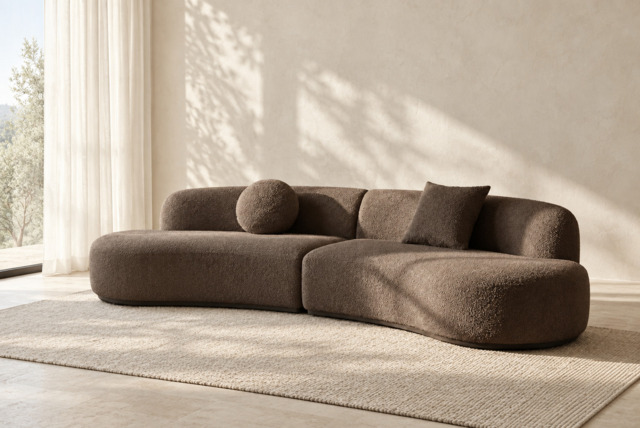 Araco Atelier Coco 4 Seater Sofa Porcini - image 1
