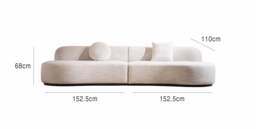Araco Atelier Coco 4 Seater Sofa Porcini - thumbnail 4