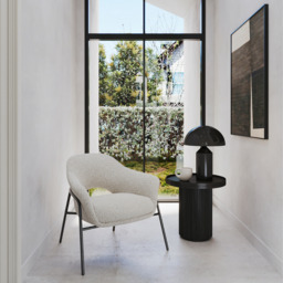 Arteta Accent Chair - Steam Boucle - thumbnail 2
