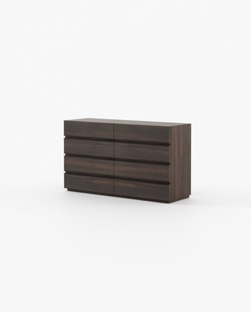 Laskasas CONNOR Set of 8 Chest of Drawers Smoked Eucalyptus Veneer Matte