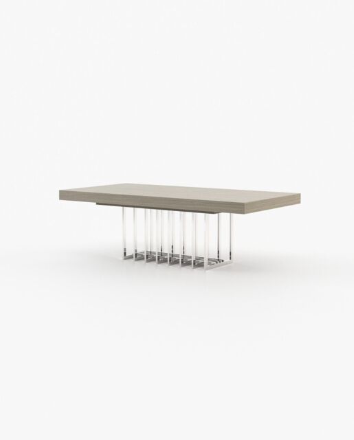 Laskasas PRESTIGE Dining & Bar Table Aged Oak Veneer Matte