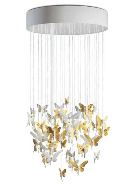 Lladro Niagara Chandelier 0.80m gold (CE/UK) Golden