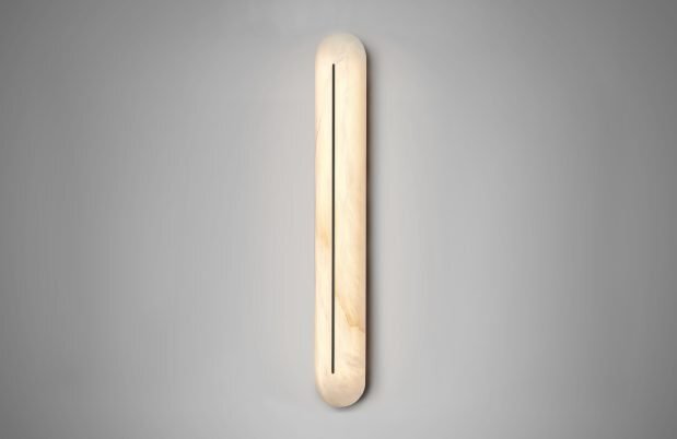 CTO Lighting Hepworth Tall - DALI-A Wall Light antique bronze with honed alabaster