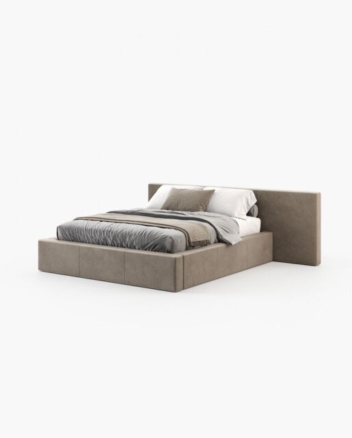 Laskasas DANGAR Bed & Headboard Xangai Taupe