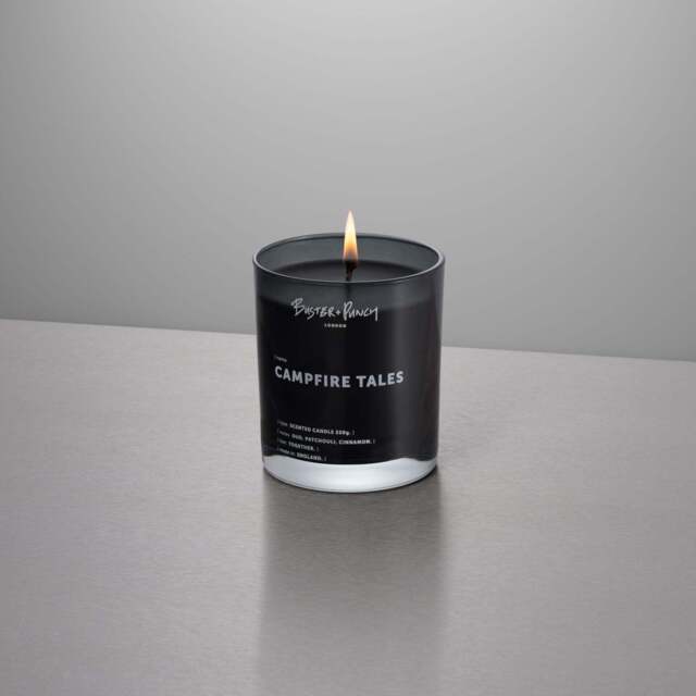 Buster + Punch USC-021824 Scented - Campfire Tales - 220G Candle Black