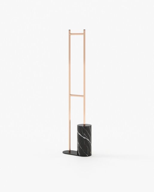 Laskasas BEN Coat & Umbrella Stand Nero Marquina Polished Marble