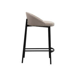 Tux Counter Stool - Taupe - thumbnail 4