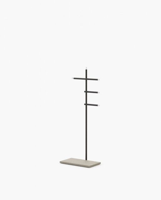Laskasas TYLER Coat & Umbrella Stand Aged Oak Veneer Matte