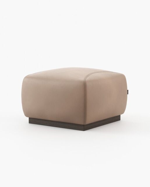 Laskasas MIKE Footstool & Pouf Seoul Terra Leather