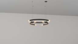 CTO Lighting Trace Circular Chandelier X-Large / Antique Bronze / Ceiling Rose DALI-A - thumbnail 2