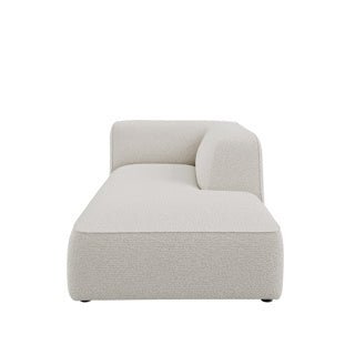 Dome Deco CALI chaise longue right Sofa Malibu fabric Cream
