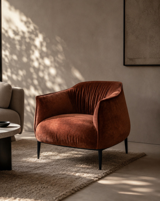 Tyrone Lounge Chair - Rust - image 1