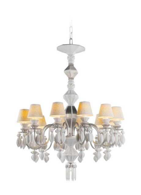 Lladro Belle De Nuit Chandelier 12 Lights - Silver (CE/UK)