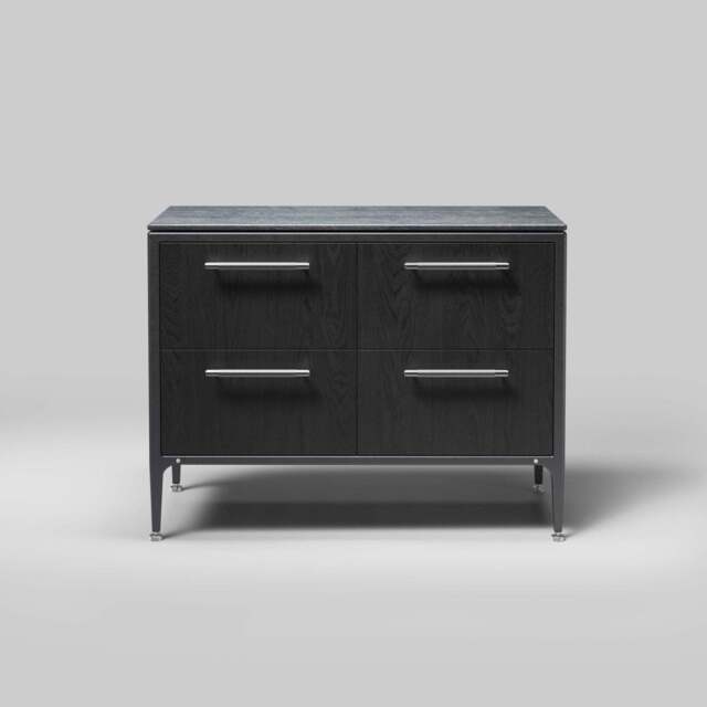 Buster + Punch GCF-752557 Cross - Small  Cabinet Steel - Black Ash
