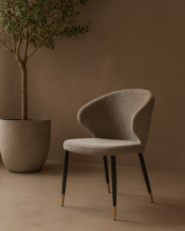 Bellroy Dining Chair - Giselle Charcoal - thumbnail 1
