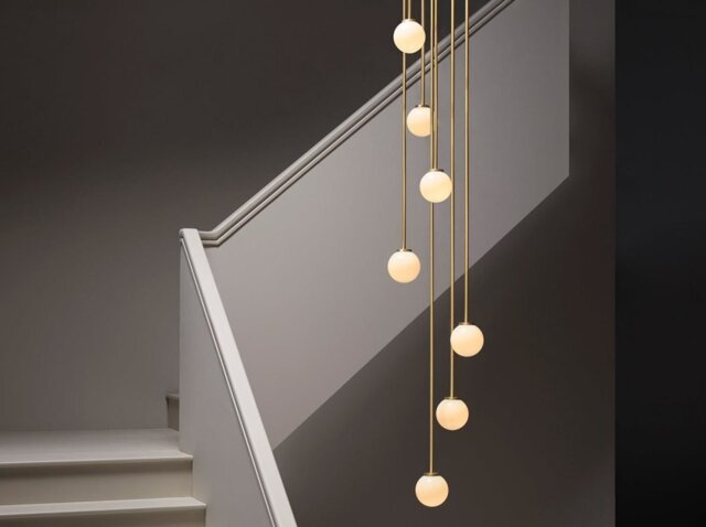 CTO Lighting Mezzo Cluster - Round 6 Pendant Light antique bronze