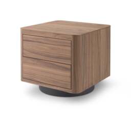 Coin Bedside Table - Light Walnut - thumbnail 3