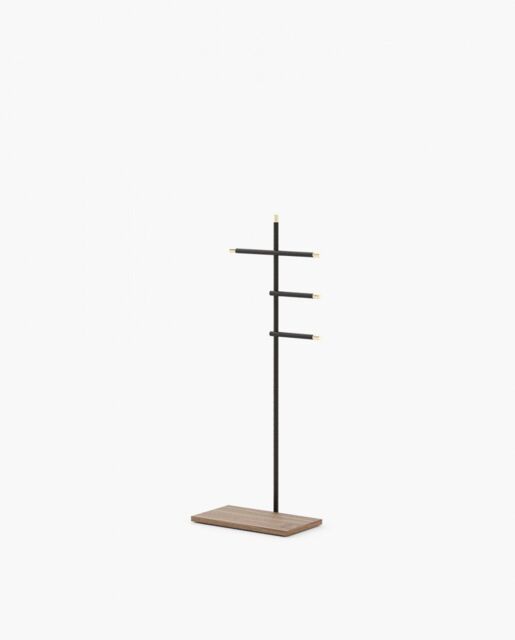 Laskasas TYLER Coat & Umbrella Stand Walnut Veneer Matte