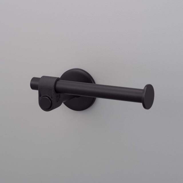 Buster + Punch UTA-481291-01 Cast Toilet Roll Holder Welders Black
