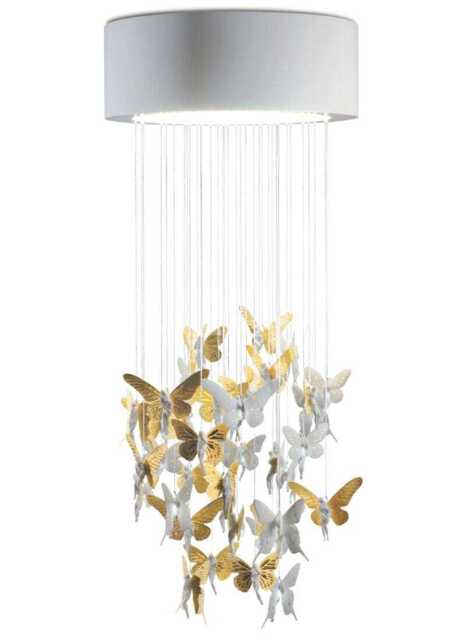Lladro Niagara Chandelier 0.60m gold (CE/UK) Golden