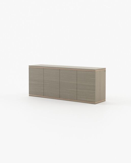 Laskasas DUANE Set of 6 Chest of Drawers Aged Oak Veneer Matte