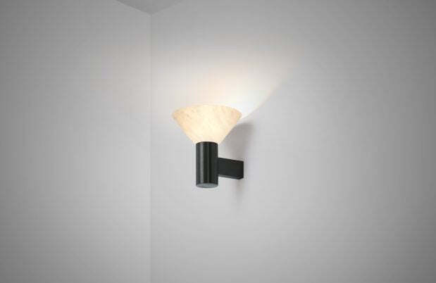 CTO Lighting Torres IP44 - DALI-A Wall Light antique bronze with honed alabaster
