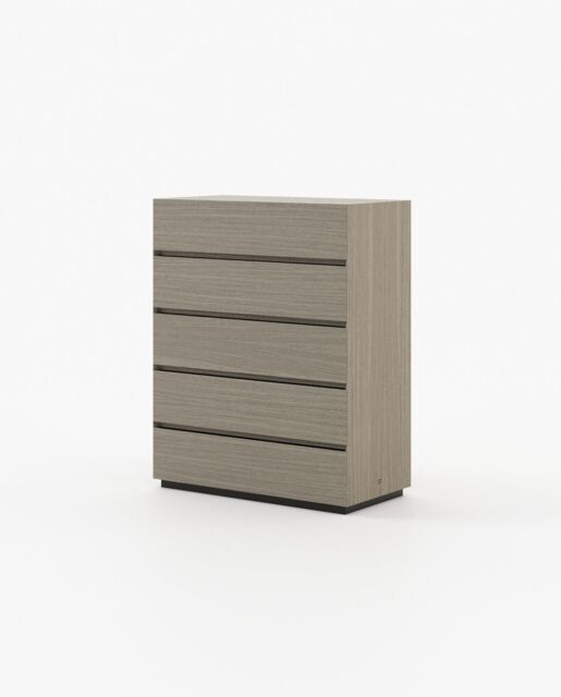 Laskasas DAKAR Tallboy Chest of Drawers Aged Oak Veneer Matte