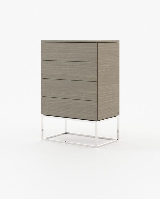 Laskasas MALE Tallboy Chest of Drawers Aged Oak Veneer Matte