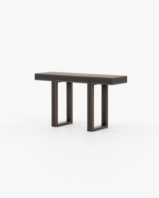 Laskasas PEARL Dining & Bar Table Smoked Eucalyptus Veneer Matte