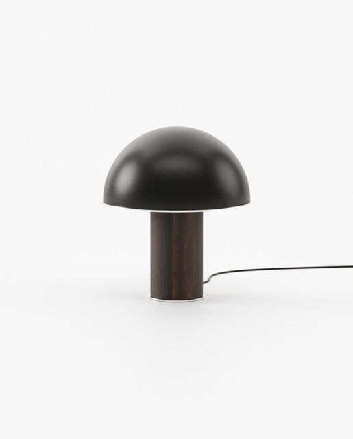 Laskasas FRANKLIN Table & Desk Lamp Smoked Eucalyptus Veneer Matte
