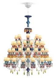 Lladro Belle De Nuit Chandelier 56 Lights - Multicolour (CE/UK)