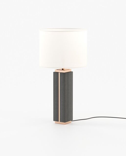 Laskasas JACK Table & Desk Lamp Grey Eucalyptus Veneer Matte