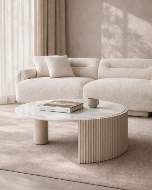Salida Coffee Table - Beige - image 1