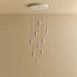 Alumina Nine Pendant Chalk