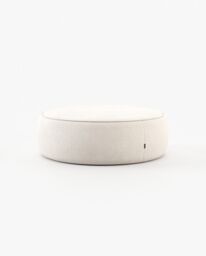 Laskasas SEBASTIAN Footstool & Pouf Xangai White