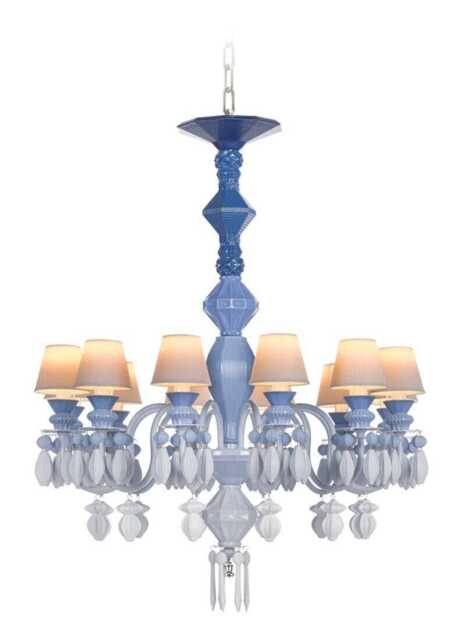 Lladro Belle De Nuit Chandelier 12 Lights - Blue (CE/UK/CCC)