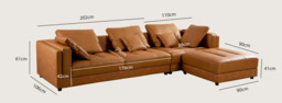 Araco Atelier Ollie 3 Seater Sofa Daisy - thumbnail 4