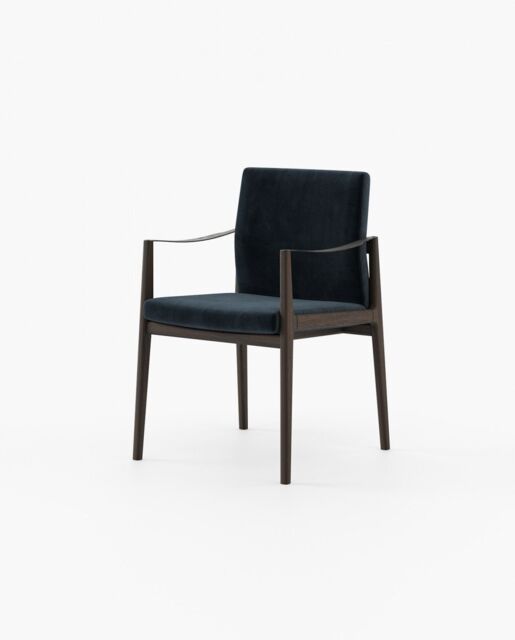 Laskasas JAYNE with arms Dining Chair & Bench Vienna Deep Blue