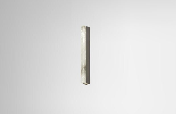 CTO Lighting Artes 600 Wall Light bronze with bronze details and honed alabaster